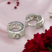 Сережки 'Xuping' Фіаніт (Родій) 058961