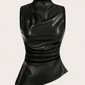 Жіноча блуза еко- шкіра! Тренд! Якість!