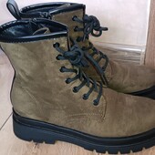 Стильні якісні жіночі черевики р.39 хакі
