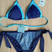 OVS брендовый раздельный купальник бикини цвет синий размер евро 32/34