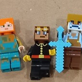 Набір конструктор в лоті 6 персон, майнкрафт minecraft original!!!