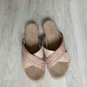 Jenny Fairy женские шлепки эко-кожа цвет бронзо/бежевый размер 38