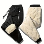 Шикарные термоштаны на меху и манжете, унисекс