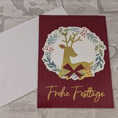 Різдвяна об'ємна листівка з конвертом Crelando Німеччина