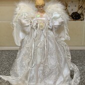 Вінтажний топер на ялинку Янгол висота 36см. Англія!!!