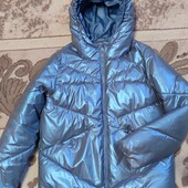 Зимова тепла курточка на дівчинку 140-152