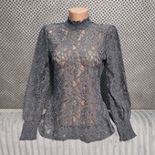 Симпатичная кружевная блузка, р.S/M