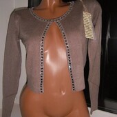 Тм Anne! Кашемірова кофтинка-болеро, колір мокко