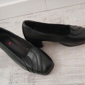 Удобные мягкие кожаные туфли на низком ходу, 36р