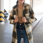 Жіноча подовжена кашемірова сорочка (женская рубашка)