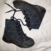 Детские утеплённые ботинки для мальчика стелька 13,3