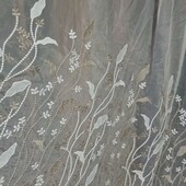 Готовая на тесьме шикарнейшая тюль почти 2м