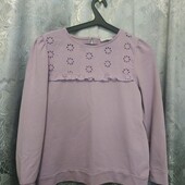 Свитшот сиреневого цвета на женщину М,см.замеры