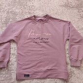 Світшот для дівчинки 9 р. 134 колір бузковий Viollen Girl kids