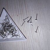 Основа для сережок цвяшек, заглушки металеві