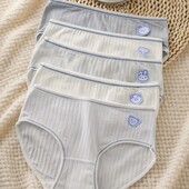 5 шт в лоті. Якісні трусики в рубчик розмір Л