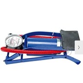 Насос однопоршневый ножной с манометром