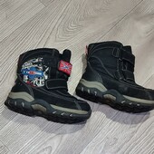 Термо чоботи на флісі Bgtermo р27(підошва 19см, устілка не знімається)