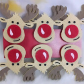 6 шт. Фетровый декор на прищепках. Melinera Германия Livarno