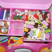 конструктор лего, в чемодане лего, размер 26х28 см, 362 детали