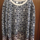 Свитерок с новогодней тематикой 56-60