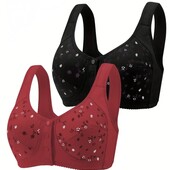 Дуже зручний бюстгальтер топ 110D-105E червоний