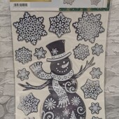 Різдвяні дзеркальні наліпки на вікна Livarno Німеччина