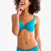 Качественный бирюзовый купальник C&A, р.85B, низ 40 евро (наш примерно 46/48/50)