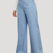 Шикарные трендовые широкие джинсы джегинсы