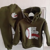 Дитячий теплий костюм на флісі, 4-5 років, зріст 98-110