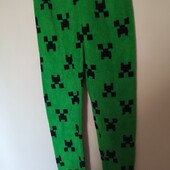 Minecraft піжама махрові штани 12/13 років