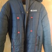 Куртка зимова на овчині тепла Коламбія