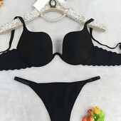 Новий набір білизни, чорного кольору, S розмір!