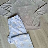 Dunnes stores + F&F брендовый теплый флисовый комплект размер евро 44/46