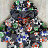 Dunnes stores брендовый теплый плюшевый слип с капюшоном на мальчика рост 110/116 см