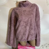 Теплая кофта меховушка размер м/л, состояние отличное