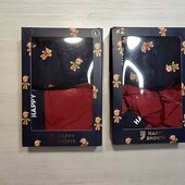 Happy shorts! Трикотажні новорічні чоловічі труси, чоловічі боксери Л або Хл на вибір! Лот 10