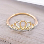 Каблучка 'Xuping' Фіаніт (Позолота-родій) 070791