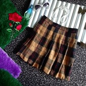 Новая теплая юбка в складку