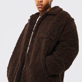 ❣️Boohoo пальто теді можна як жіночу але на хл/2хл. Остання!!!