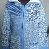 Cotton Интересная кофта с капюшоном на змейке