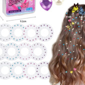 Стразы для волос детские. Запаски для стайлера Блингер. Набор для творчества