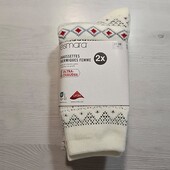 Есмара! Жіночі термо шкарпетки з начісом 35-38 розмір, в лоті 2 пари! Лот 28