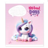 Зошит 7 шт на 12 аркушів у косу лінійку 2546 Милi звiрятка