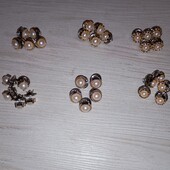 Гудзики брошки 5шт. 1 набір на вибір