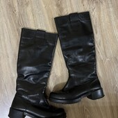 Чоботи сапоги шкіра