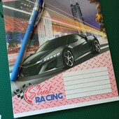 набір:зошит в клітинку (36 арк) + ручка