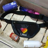 Молодежная сумка-бананка, поясная сумка в ассортименте Likee цветная (в лоте любая на выбор)