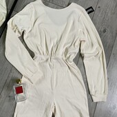 Розпродаж магазину! 95% cotton Крутий комбінезон у рубите колір молоко