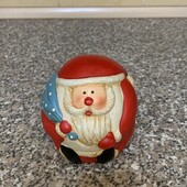 Вінтажна різдвяна порцелянова копілка Санта Клаус.